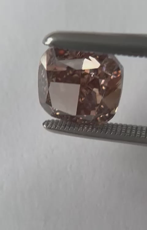 Natural Pinkish Brown Diamond