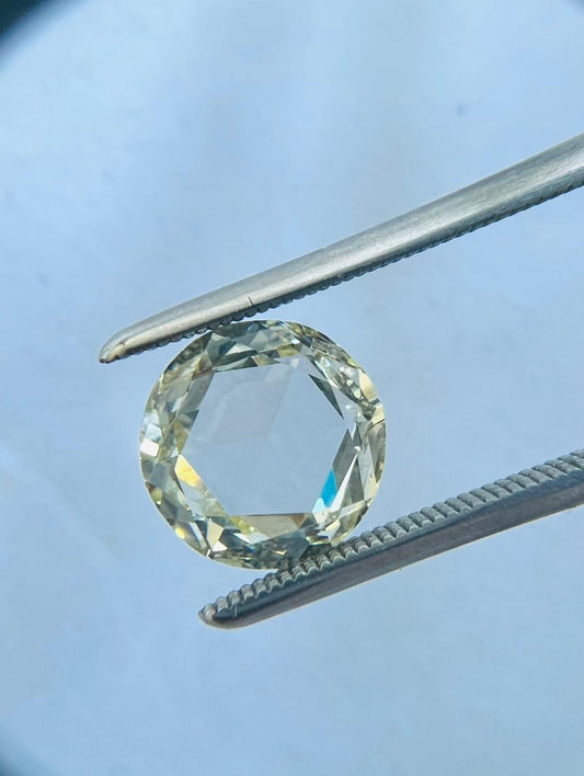 Natural Yellow Rose Cut Diamond