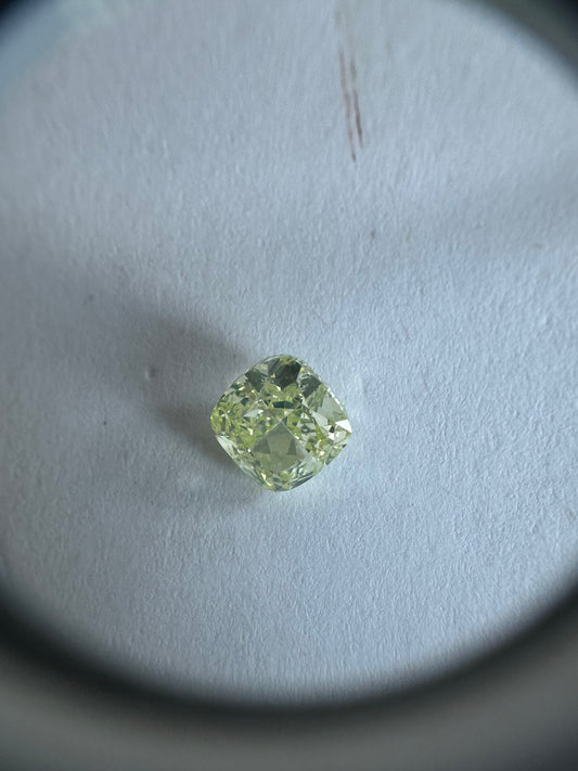 Natural Green Yellow Diamond